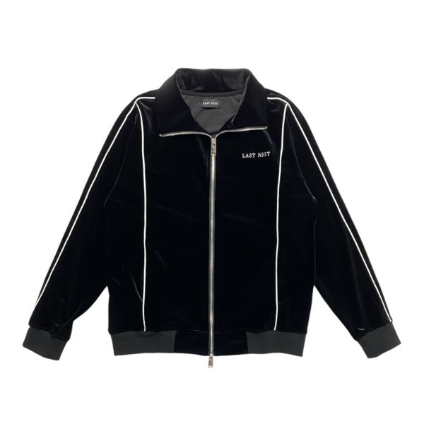 画像1: LAST NEST / Velour embroidery track jacket v2 (1)