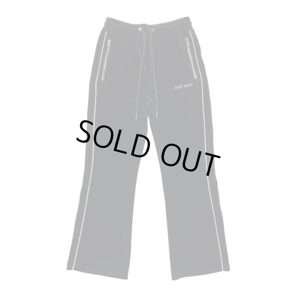 画像1: LAST NEST / Velour embroidery track pants v2 (1)