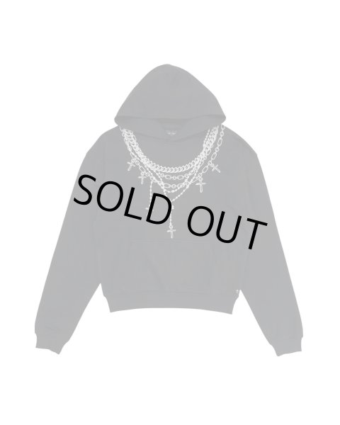 画像1: LAST NEST / necklace hoodie (1)