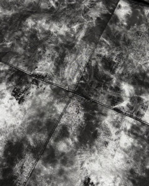 画像6: LAST NEST / leather tie-dye shirt  (6)
