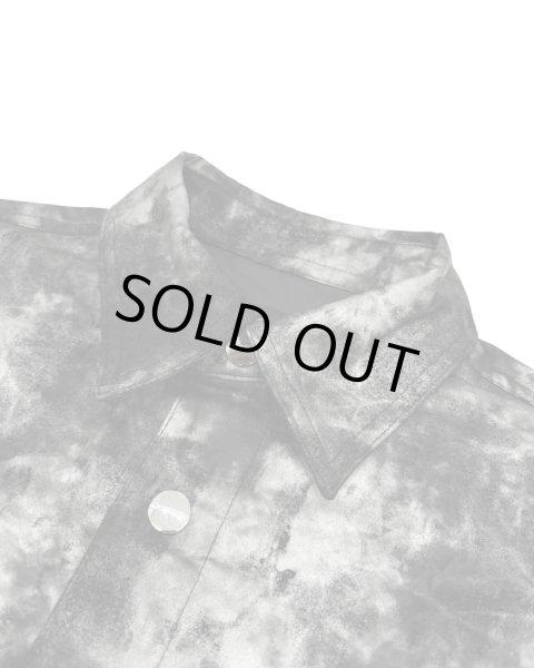 画像3: LAST NEST / leather tie-dye shirt  (3)