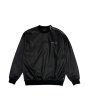画像1: LAST NEST / faux leather crewneck (1)