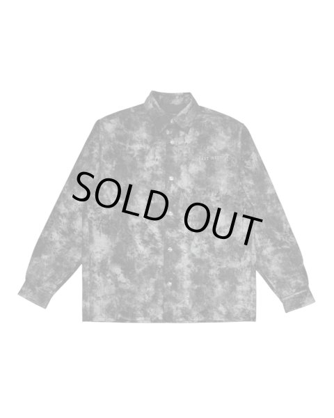 画像1: LAST NEST / leather tie-dye shirt  (1)