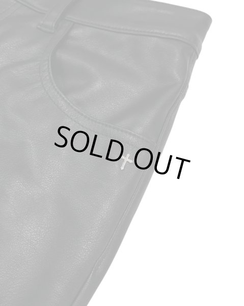 画像7: LAST NEST / faux leather cargo pants v2 (7)