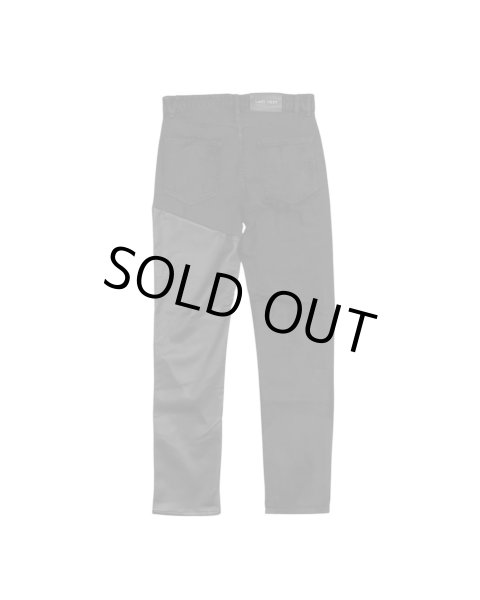 画像2: LAST NEST / faux leather denim switching parts  (2)