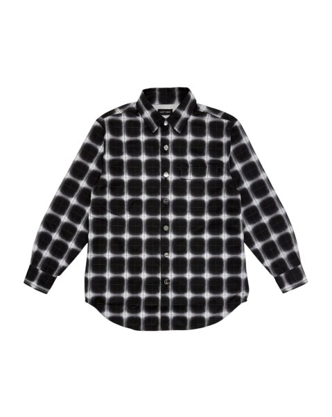 画像1: LAST NEST / printed flannel shirts  (1)