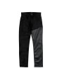 画像1: LAST NEST / faux leather denim switching parts  (1)