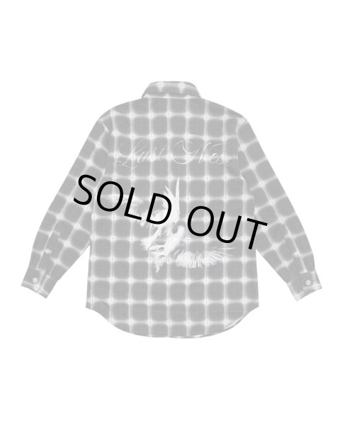 画像2: LAST NEST / printed flannel shirts  (2)