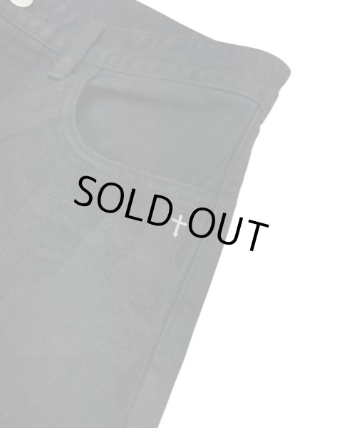 画像3: LAST NEST / faux leather denim switching parts  (3)