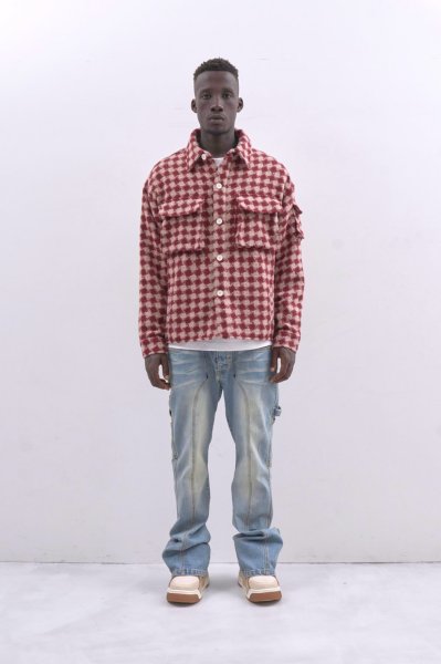 画像4: MLVINCE®︎ / military check jacket (4)