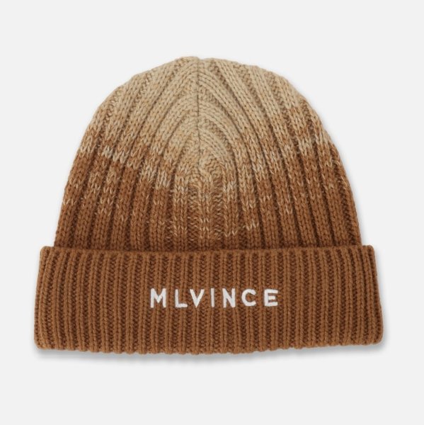 画像1: MLVINCE®︎ / classic logo ribbed beanie  (1)
