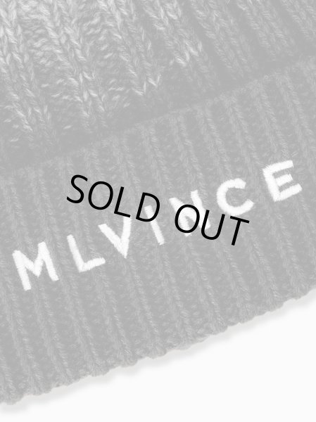 画像3: MLVINCE®︎ / classic logo ribbed beanie 【20%OFF】 (3)