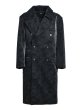 画像1: BREATH / faux leather double breasted coat　 (1)