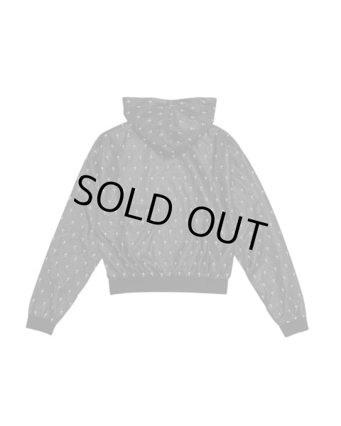 画像2: LAST NEST / allover cross zip-up hoodie  (2)