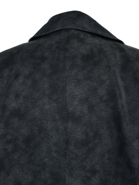 画像5: BREATH / faux leather double breasted coat　 (5)