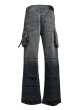 画像2: BREATH / bleach double knee flare denim (2)