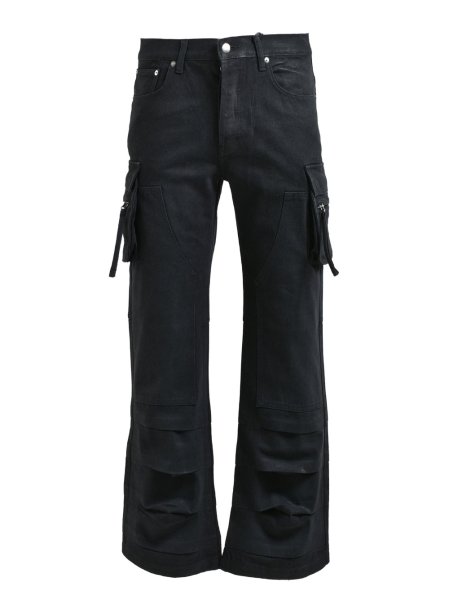 画像1: BREATH / coating double knee flare denim (1)