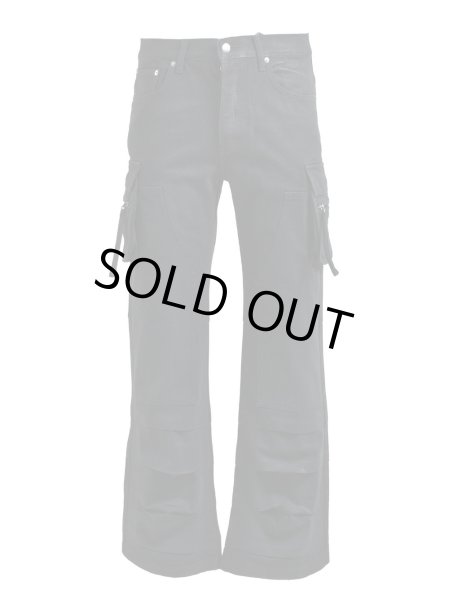 画像1: BREATH / coating double knee flare denim (1)