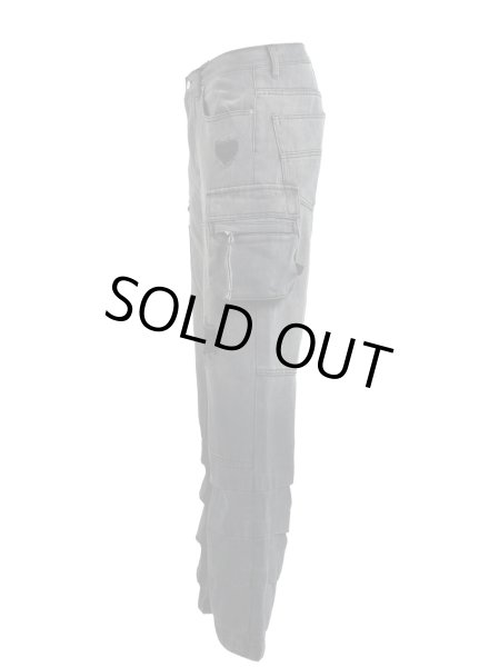 画像3: BREATH / bleach double knee flare denim (3)