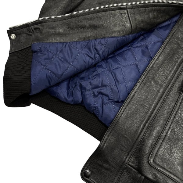 画像6: EXPANSION / skyborn a-2 leather jacket  (6)