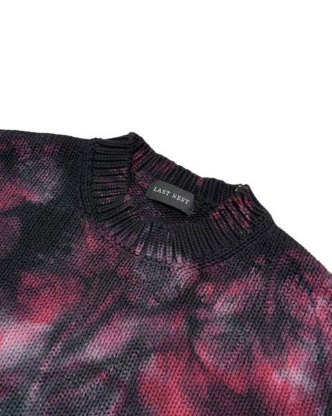 画像3: LAST NEST / tie-dye crewneck sweater (3)