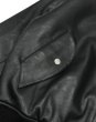 画像5: LAST NEST / hooded faux leather flight jacket  (5)