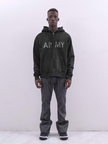 画像3: MLVINCE®︎ / army zip hoodie (3)