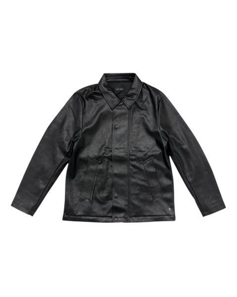 画像4: LAST NEST / faux leather coat w/tote bag (4)