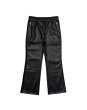 画像1: LAST NEST / faux leather track pants  (1)