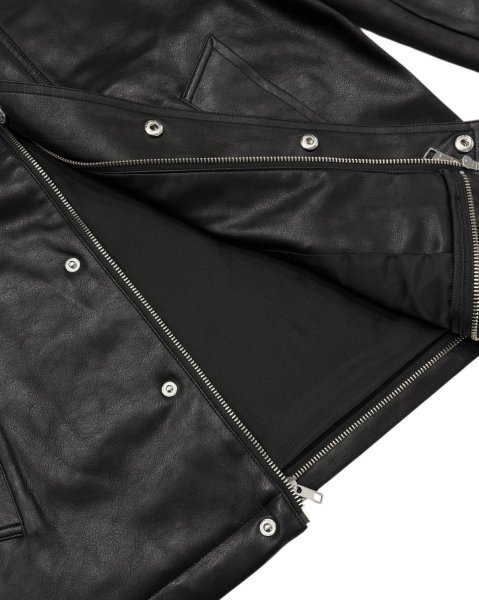 画像7: LAST NEST / faux leather coat w/tote bag (7)