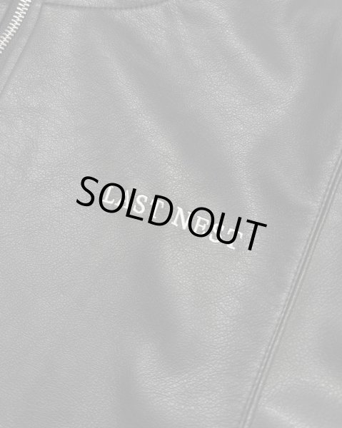 画像6: LAST NEST / faux leather track jacket (6)