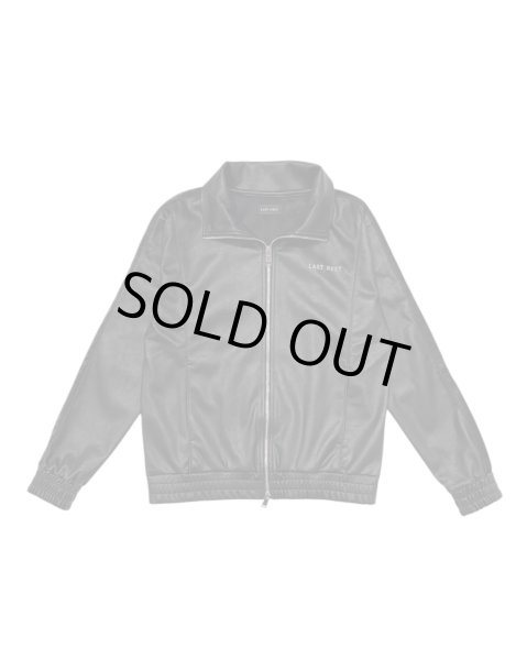 画像1: LAST NEST / faux leather track jacket (1)