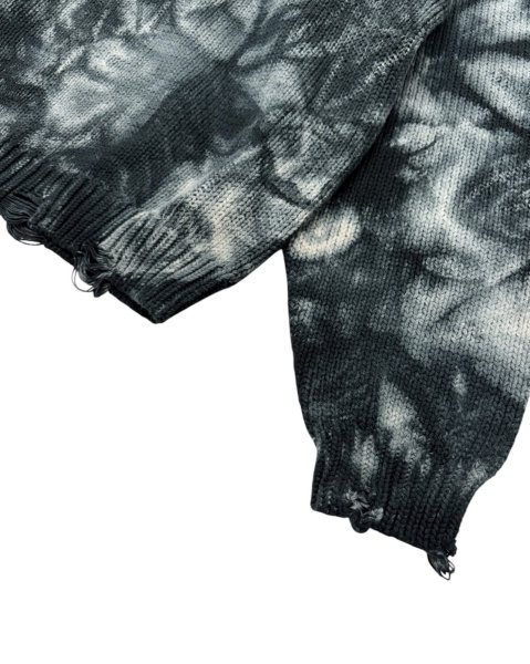画像5: LAST NEST / OTHELLO KUMAMOTO EXCLUSIVE Tie-dye crewneck sweater (5)