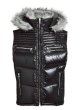 画像1: BREATH / fur shiny down vest (1)