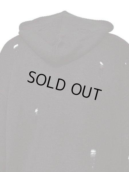 画像5: BREATH / southside cross damage mohair hoodie  (5)