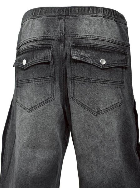 画像5: BREATH / coating side button denim pants  (5)