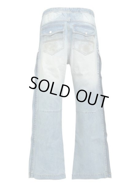 画像2: BREATH / coating side button denim pants  (2)