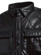 画像4: BREATH / faux leather quilting shirt  (4)