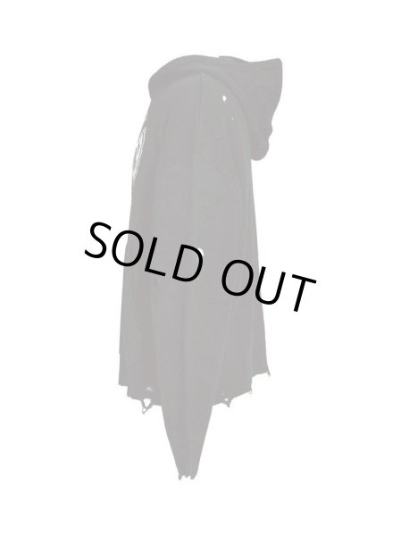 画像3: BREATH / southside cross damage mohair hoodie  (3)