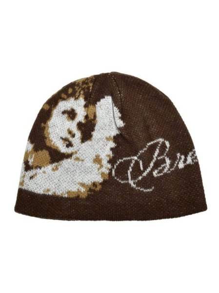 画像1: BREATH/ angel script logl mohair beanie  (1)