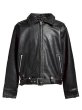 画像1: BREATH / wash leather single riders jacket  (1)