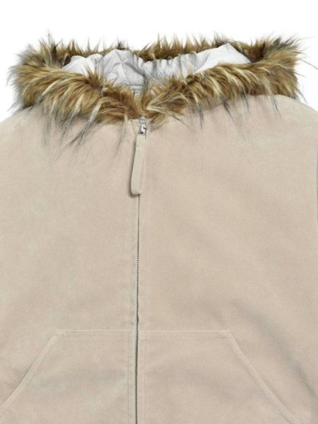 画像4: BREATH / faux leather fur hooded jacket  (4)