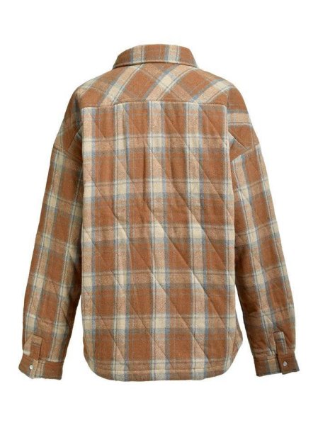 画像2: BREATH / quilting check shirt  (2)