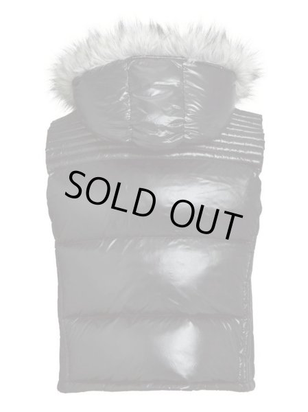 画像2: BREATH / fur shiny down vest (2)