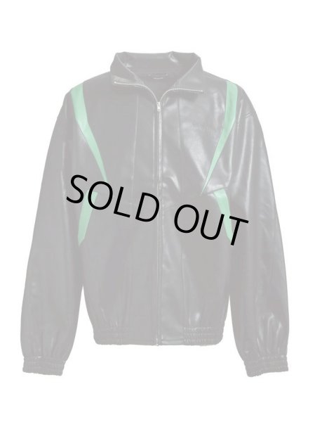 画像1: BREATH / faux leather lambo track jacket  (1)