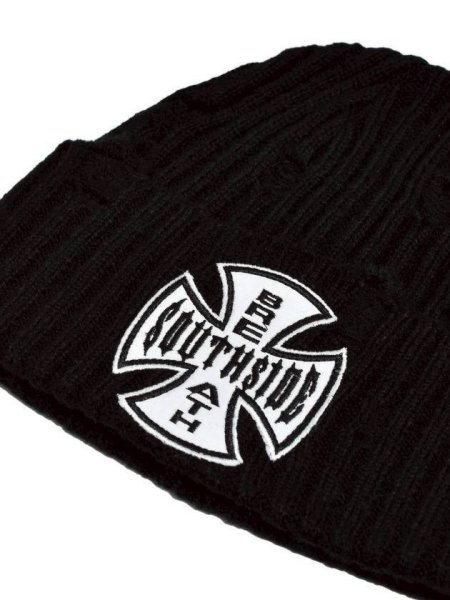 画像3: BREATH/ southside cross damage rib beanie  (3)