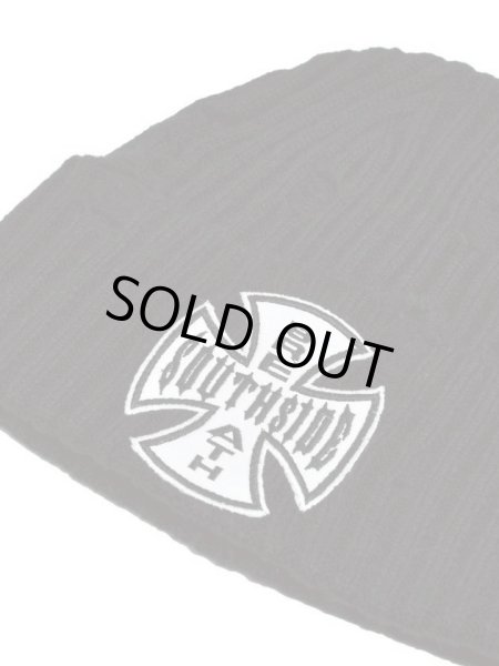 画像3: BREATH/ southside cross damage rib beanie  (3)