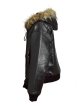 画像3: BREATH / faux leather fur hooded jacket  (3)