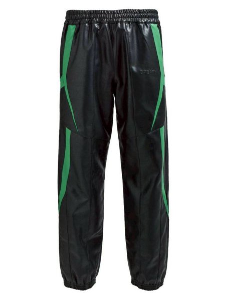 画像1: BREATH / faux leather lambo track pants  (1)
