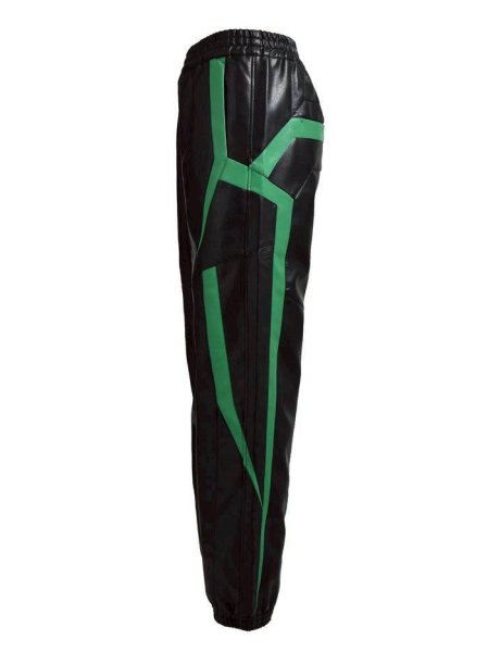 画像3: BREATH / faux leather lambo track pants  (3)